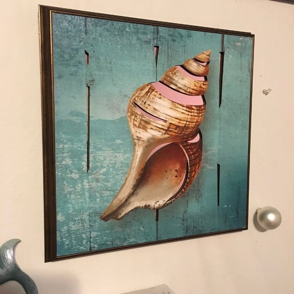 Seashell Mirror Frame - Picture 3 of 3